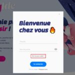 1 - Mot de passe oublié