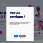 2 - Demande de nouveau mot de passe