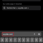 acceder a wyylde sur mobile iphone