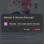 wyylde ajout android telephone