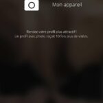 Application J&M contact : Inscription (photo de profil)