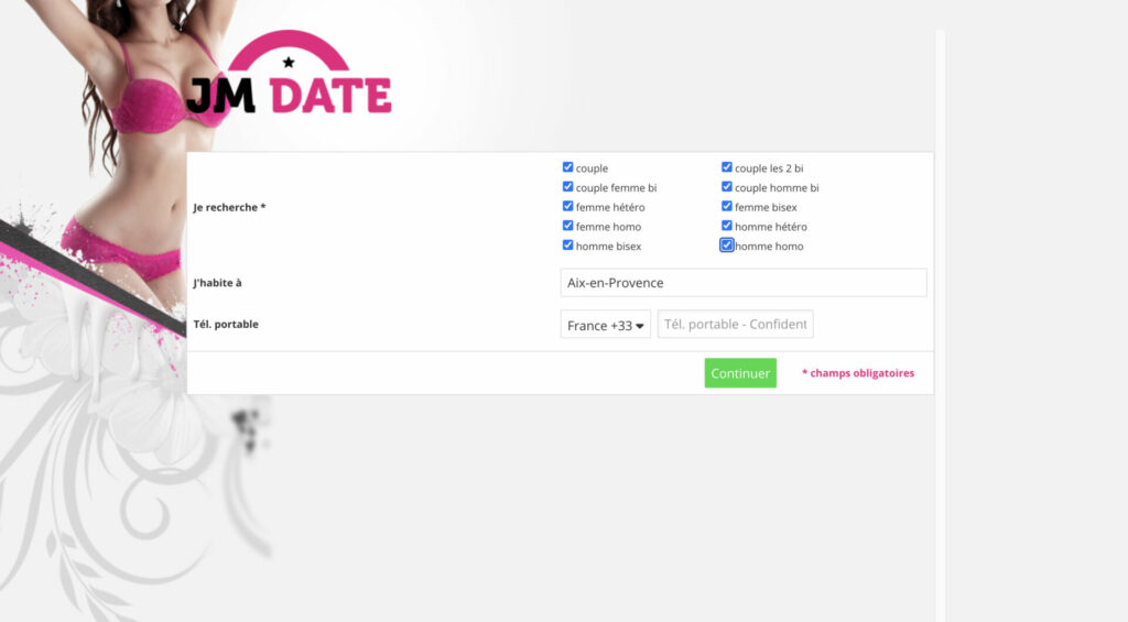 Jacquie et Michel contact : Inscription ce que vous recherchez