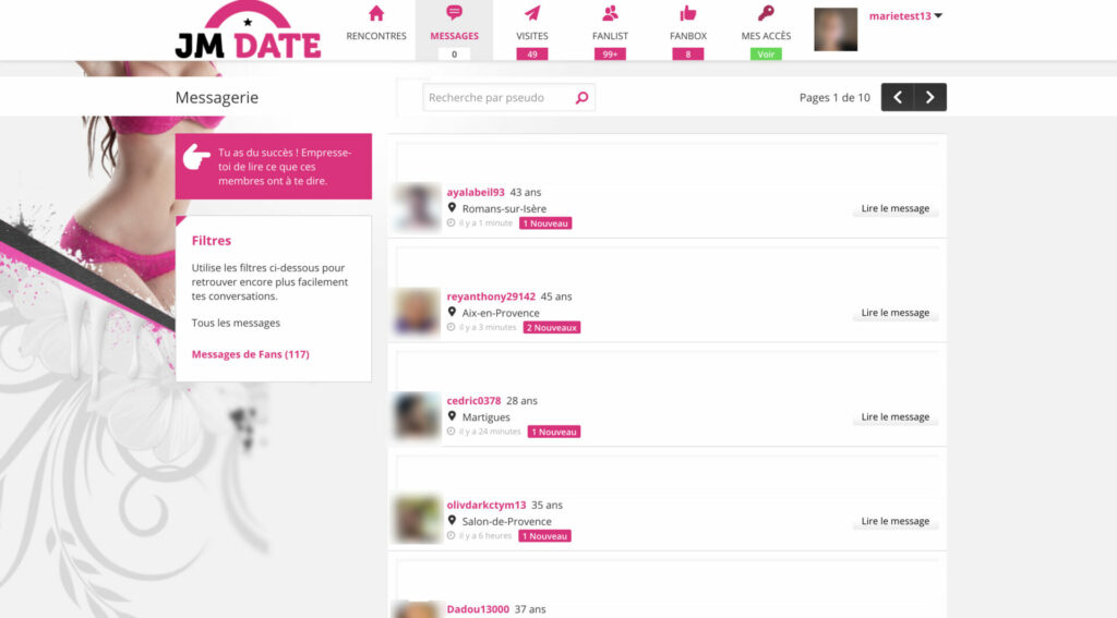 Jacquie et Michel : Messages de fans