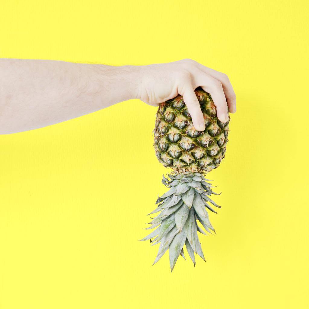 ananas envers retourne