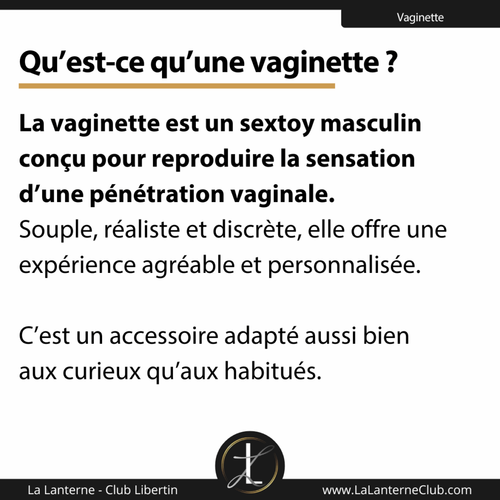 Une vaginette : c'est quoi ?