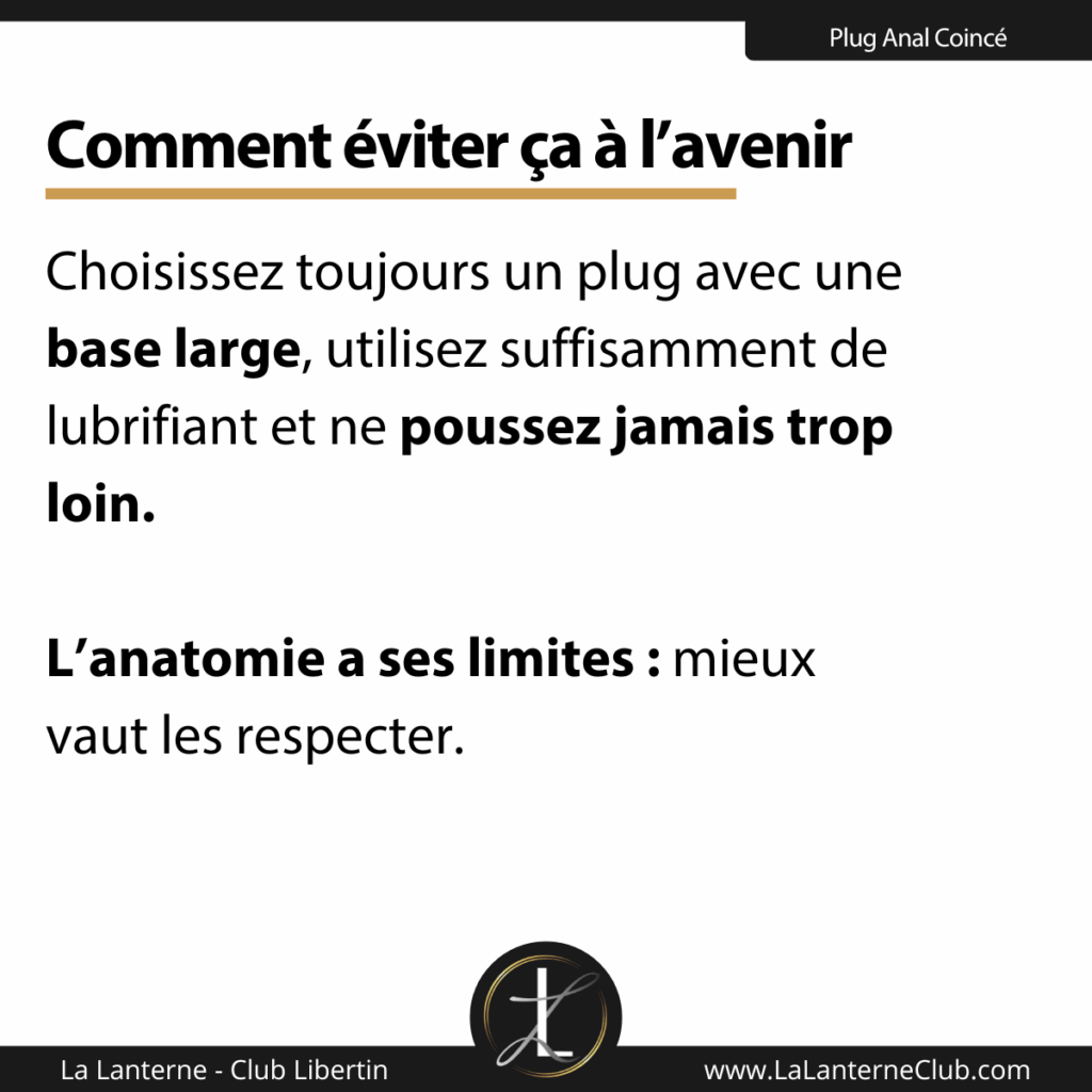 eviter plug anal coince futur