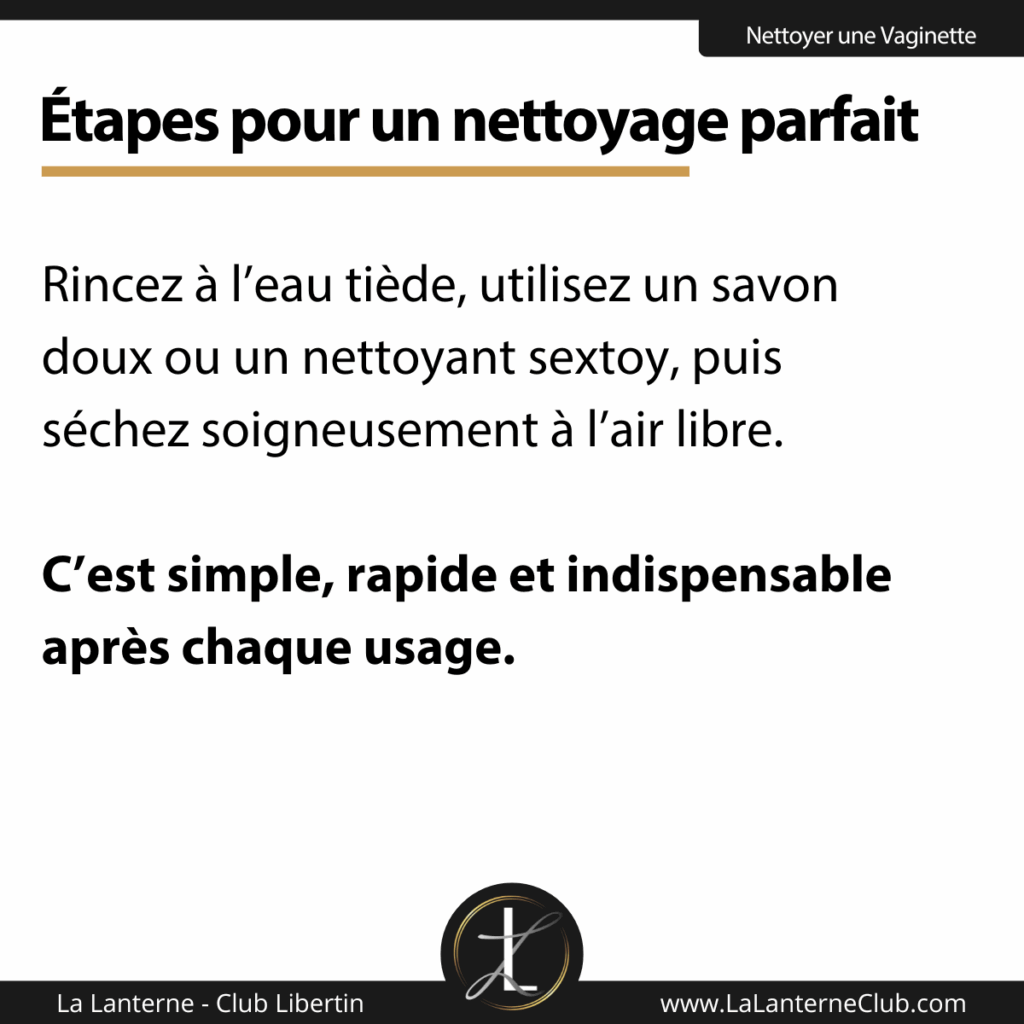 nettoyer vaginette etapes simples