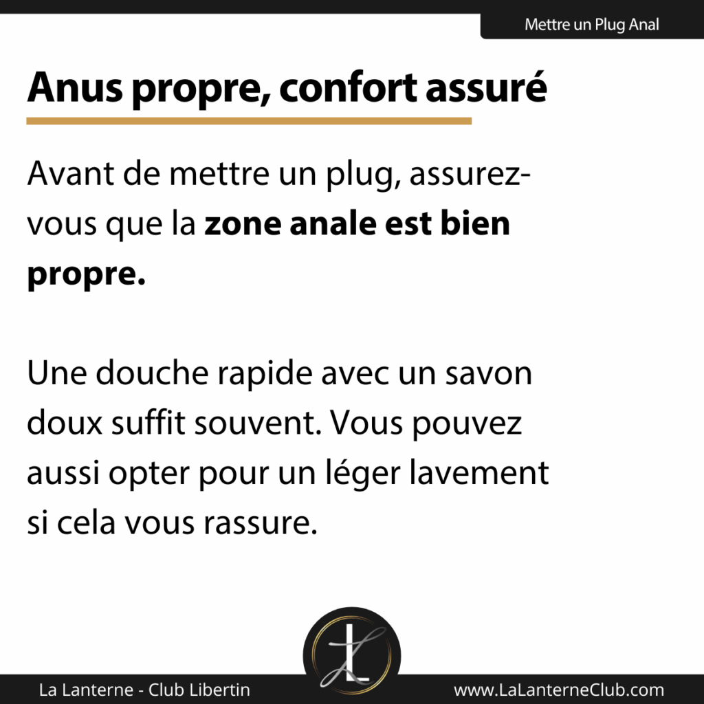 plug anal anus propre