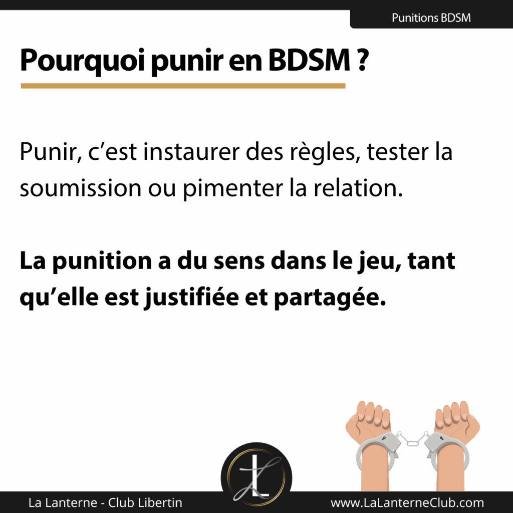 pourquoi punir en bdsm