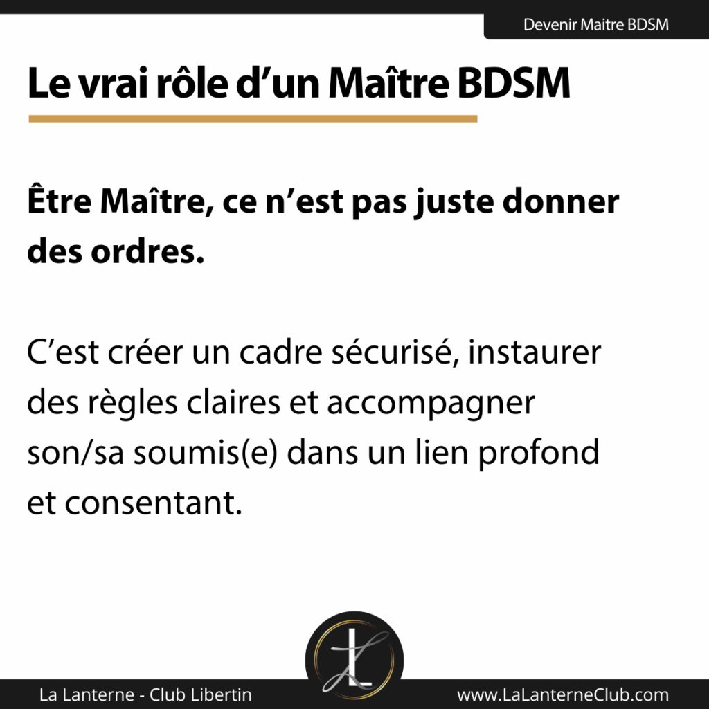 role maitre bdsm responsabilite