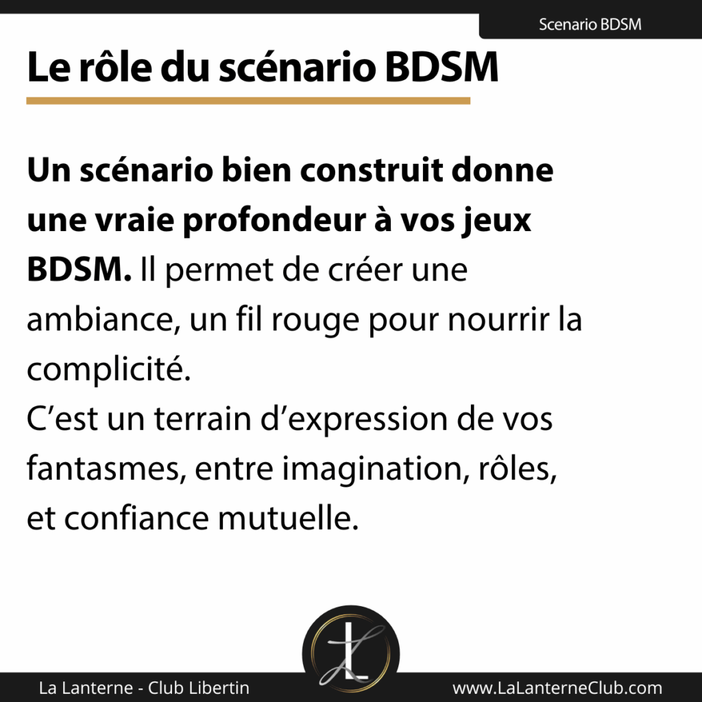 role scenario bdsm connexion plaisir