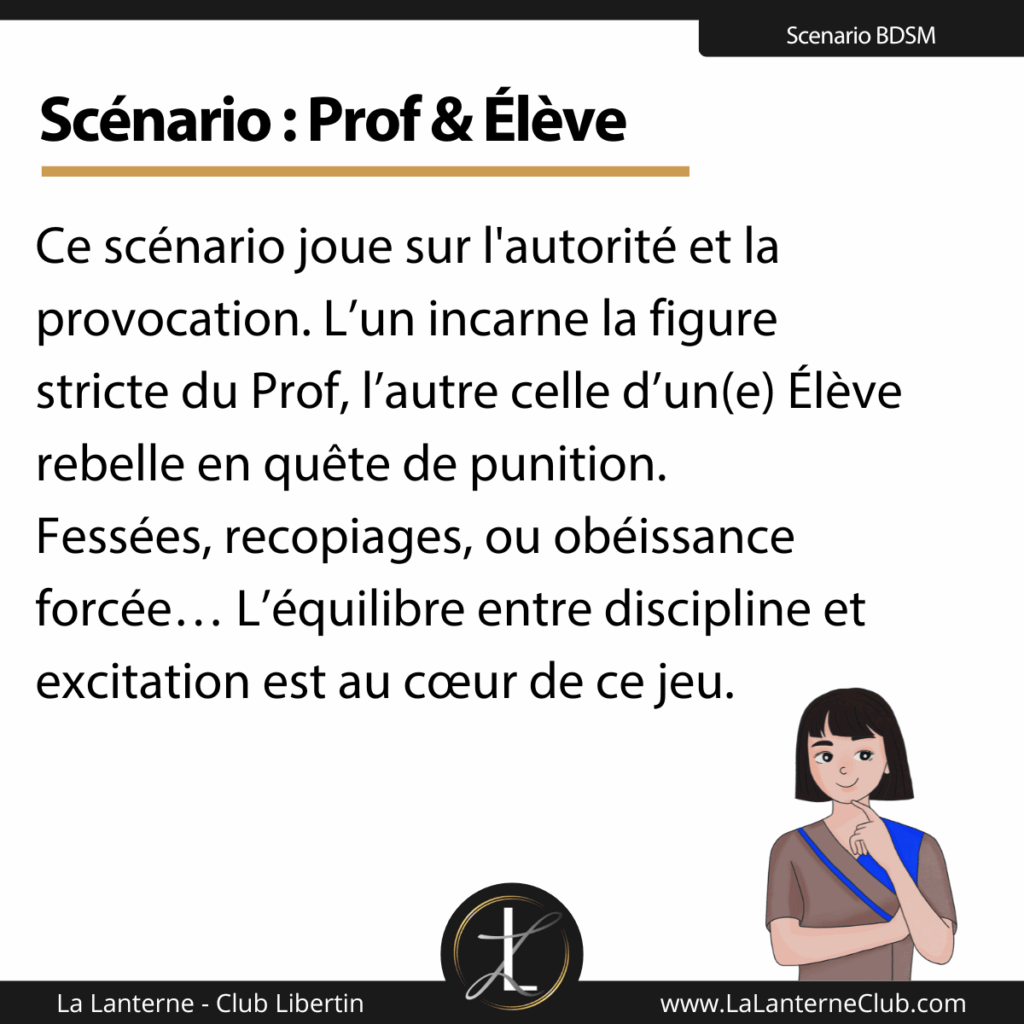 scenario bdsm prof eleve discipline