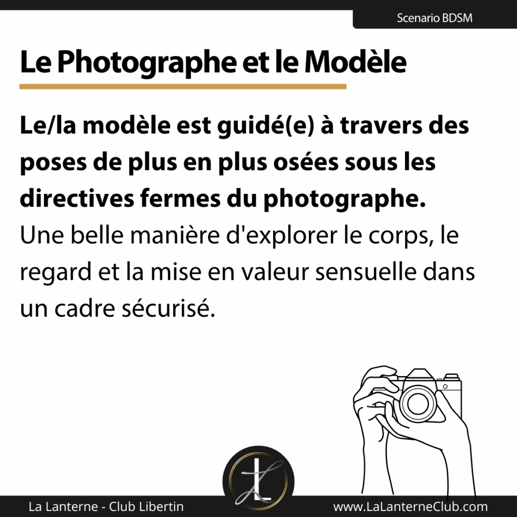 scenario photographe modele exhibition